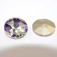 1201 - Flat Chaton Round Stone 27mm - Moonlight - Foil