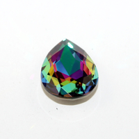 4320 - Pear Drop Stone 18mm x 25mm - Volcano - Foil