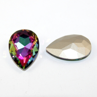 4320 - Pear Drop Stone 20mm x 30mm - Volcano - Foil