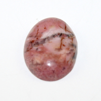 18mm x 25mm Pink Rhodonite Oval Cabochon