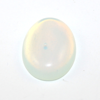 18mm x 25mm White Opal Oval Cabochon
