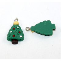 Christmas Tree Charm - 2 Pieces