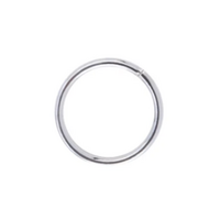6mm x 0.6mm 925 Sterling Silver Closed Jump Ring