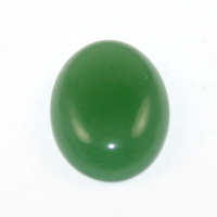 18mm x 25mm Green Averturine Oval Cabochon - Pack of 2