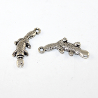 26mm x 9mm Platypus Charm - 2 Pieces - Platinum