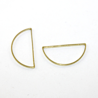 Half Moon "D" Brass Frame