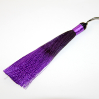 130mm Gradient Tassel - Amethyst & Black