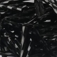 20mm Twisted Bugle Bead - Black - 8gm Bag