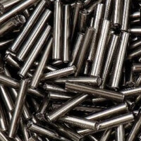 15mm Bugle Bead - Antique Pewter - 6gm Bag