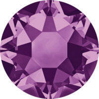 Pack of 144 - 2078 - SS20 (4.60 - 4.80mm) - Amethyst A HF (204) - Xirius Rose Hot Fix Flat Back Crystal 