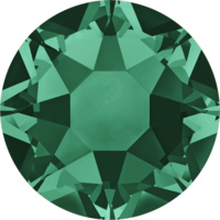 Pack of 144 - 2078 - SS20 (4.60 - 4.80mm) - Emerald A HF (205) - Xirius Rose Hot Fix Flat Back Crystal 