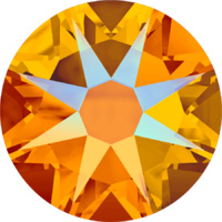 Pack of 144 - 2088 - SS20 (4.60 - 4.80mm) - Tangerine Shimmer F (259 SHIM) - Xirius Rose Non Hot Fix Flat Back Crystal 