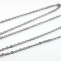 2mm x 3mm 304 Stainless Steel Cable Chain - 304 Stainless Steel