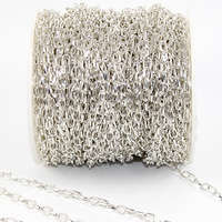 3.8mm Cross Chain - Silver