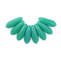 3mm x 10mm Side Drilled Dagger - Turquoise - 310-6313 - 100 Bead Strand