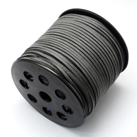 3mm Faux Suede Cord - Slate Grey