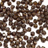 4mm x 3.6mm Crystal Lila Gold Luster - 00030-15695 - MC Rondelle Beads - 451 69 302