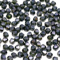 4mm x 3.6mm Crystal Blue Luster - 00030-65431 - MC Rondelle Beads - 451 69 302