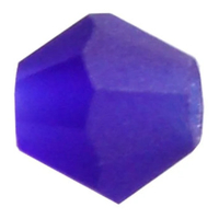 4mm x 3.6mm Cobalt Blue Matt - 30240MATT - MC Rondelle Beads - 451 69 302