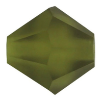 4mm x 3.6mm Olivine MATT - 50230MATT - MC Rondelle Beads - 451 69 302