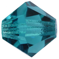 4mm x 3.6mm Indicolite - 60100 - MC Rondelle Beads - 451 69 302