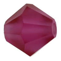 4mm x 3.6mm Fuchsia MATT - 70350MATT - MC Rondelle Beads - 451 69 302