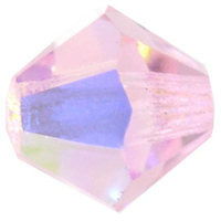 6mm x 5.7mm Pink Sapphire AB - 70220AB - MC Rondelle Beads - 451 69 302
