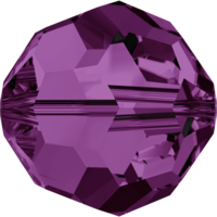 5000 - 5mm - Amethyst (204) - Round Crystal Bead