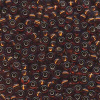 Miyuki 6/0 Rocaille Bead - 6-95 - Silver Lined Dark Topaz