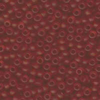 Miyuki 6/0 Rocaille Bead - 6-9141F - Matte Transparent Ruby