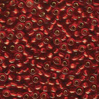 Miyuki 6/0 Rocaille Bead - 6-9141S - Silver Lined Ruby