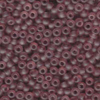 Miyuki 6/0 Rocaille Bead - 6-9142F - Matte Transparent Smoky Amethyst