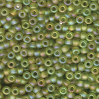 Miyuki 6/0 Rocaille Bead - 6-9143FR - Matte Transparent Chartreuse AB