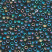 Miyuki 6/0 Rocaille Bead - 6-9147FR - Matte Transparent Emerald AB