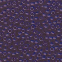 Miyuki 6/0 Rocaille Bead - 6-9151F - Matte Transparent Cobalt