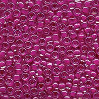 Miyuki 6/0 Rocaille Bead - 6-9209 - Fuchsia Lined Crystal