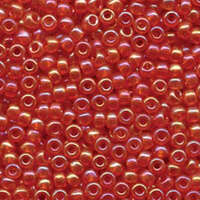 Miyuki 6/0 Rocaille Bead - 6-9253 - Transparent Orange AB