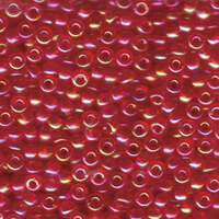 Miyuki 6/0 Rocaille Bead - 6-9254D - Transprent Dark Red AB