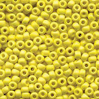 Miyuki 6/0 Rocaille Bead - 6-9404FR - Matte Opaque Yellow AB