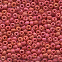 Miyuki 6/0 Rocaille Bead - 6-9407FR - Matte Opaque Vermillion Red AB