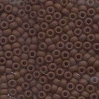 Miyuki 6/0 Rocaille Bead - 6-9409F - Matte Opaque Chocolate Brown