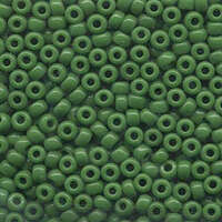 Miyuki 6/0 Rocaille Bead - 6-9411F - Matte Opaque Green
