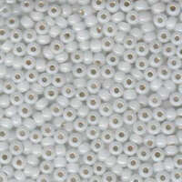 Miyuki 6/0 Rocaille Bead - 6-9551 - Gilt Lined White Opal