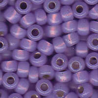 Miyuki 6/0 Rocaille Bead - 6-9574 - Dyed Lilac Silver Lined Alabaster