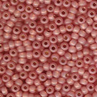 Miyuki 6/0 Rocaille Bead - 6-9642 - Dyed Salmon Silver Lined Alabaster