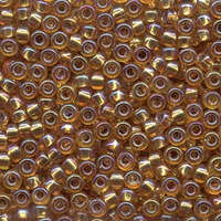 Miyuki 6/0 Rocaille Bead - 6-91004 - Silver Lined Dark Gold AB Golds