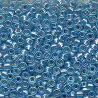 Miyuki 6/0 Rocaille Bead - 6-91018 - Silver Lined Aqua AB