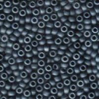 Miyuki 6/0 Rocaille Bead - 6-91254 - Metallic Matte Gunmetal