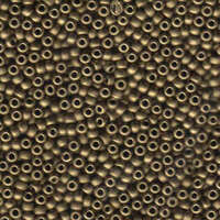 Miyuki 6/0 Rocaille Bead - 6-92006 - Matte Metallic Bronze
