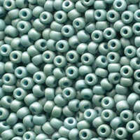 Miyuki 6/0 Rocaille Bead - 6-92028 - Fancy Frosted Pale Seafoam Green